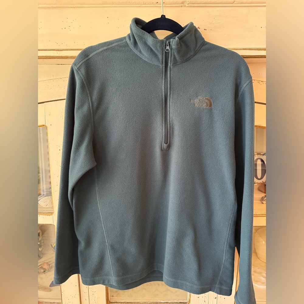 The North Face thin fleece quarter zip